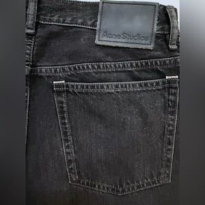 Acne Studios | NWOT | Wide Straight Jeans | Vintage Black | 31x34